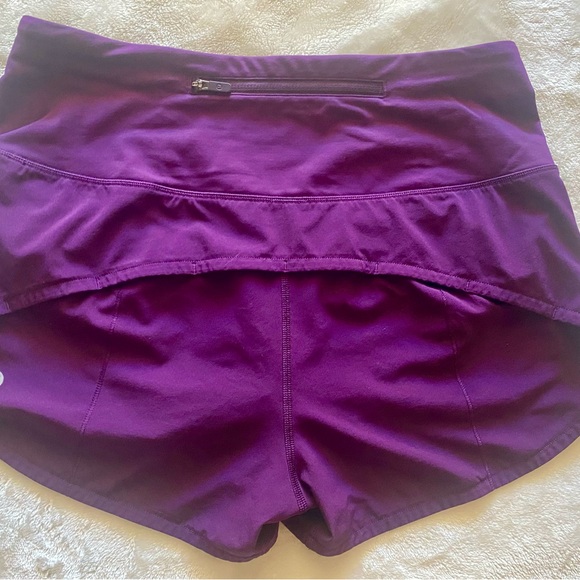 Lululemon Purple Athletic Shorts - Picture 2 of 5